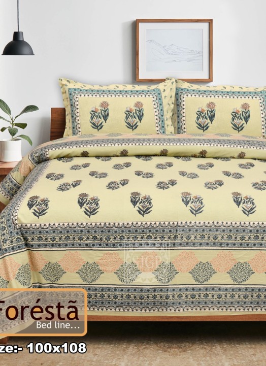 Foresta Double Bed Bedsheet-14